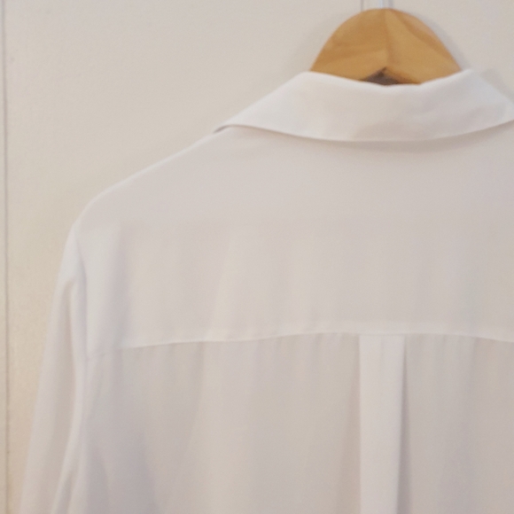 Express Portofino Button Down Shirt | Slim Fit | White | Size L - Picture 7 of 7